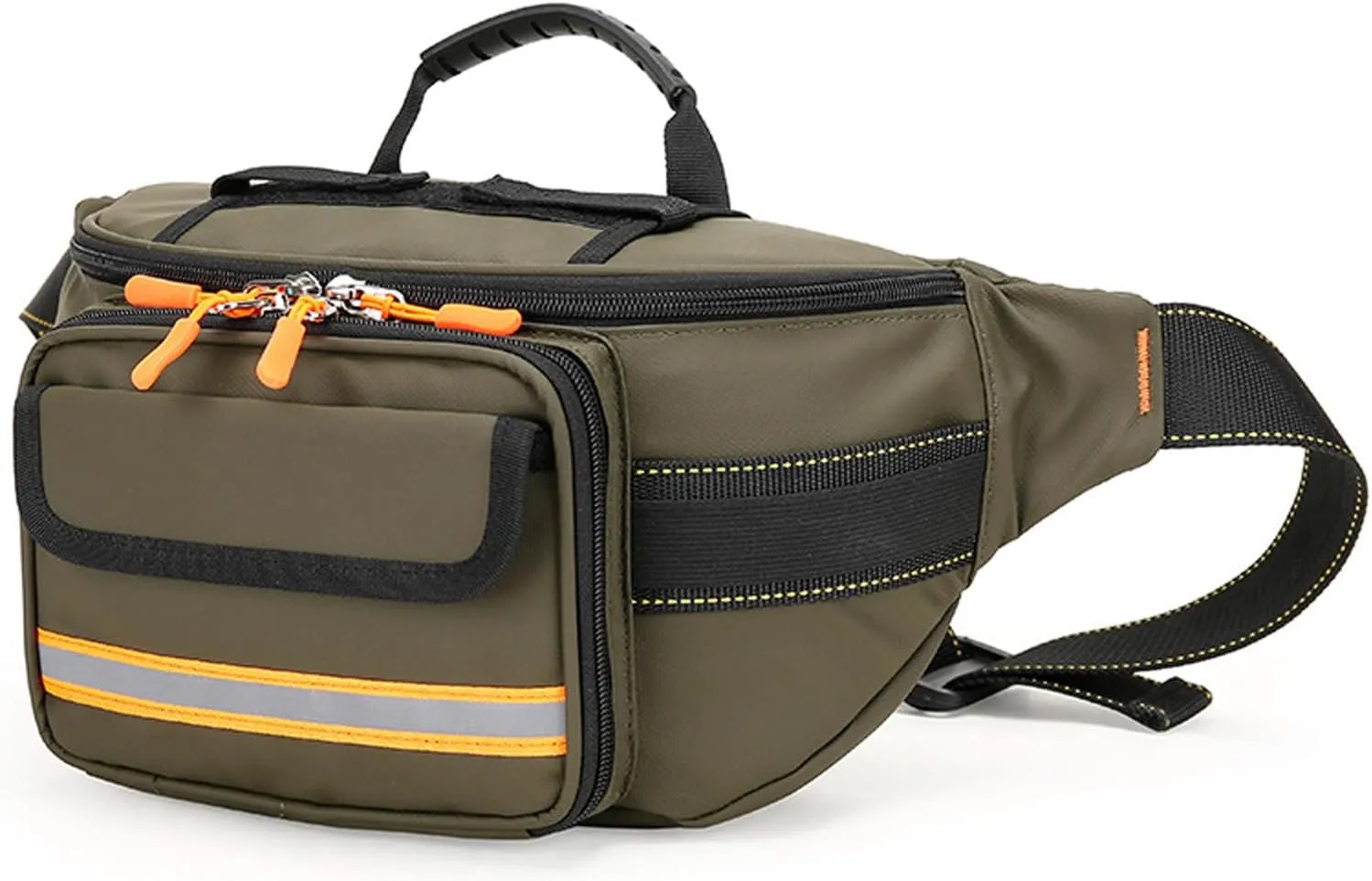 Empty Rescue Waist Bag First Aid Bag Portable Outdoor Emergency Survival Medical Medicine Storage Bag for Camping Travel,Green