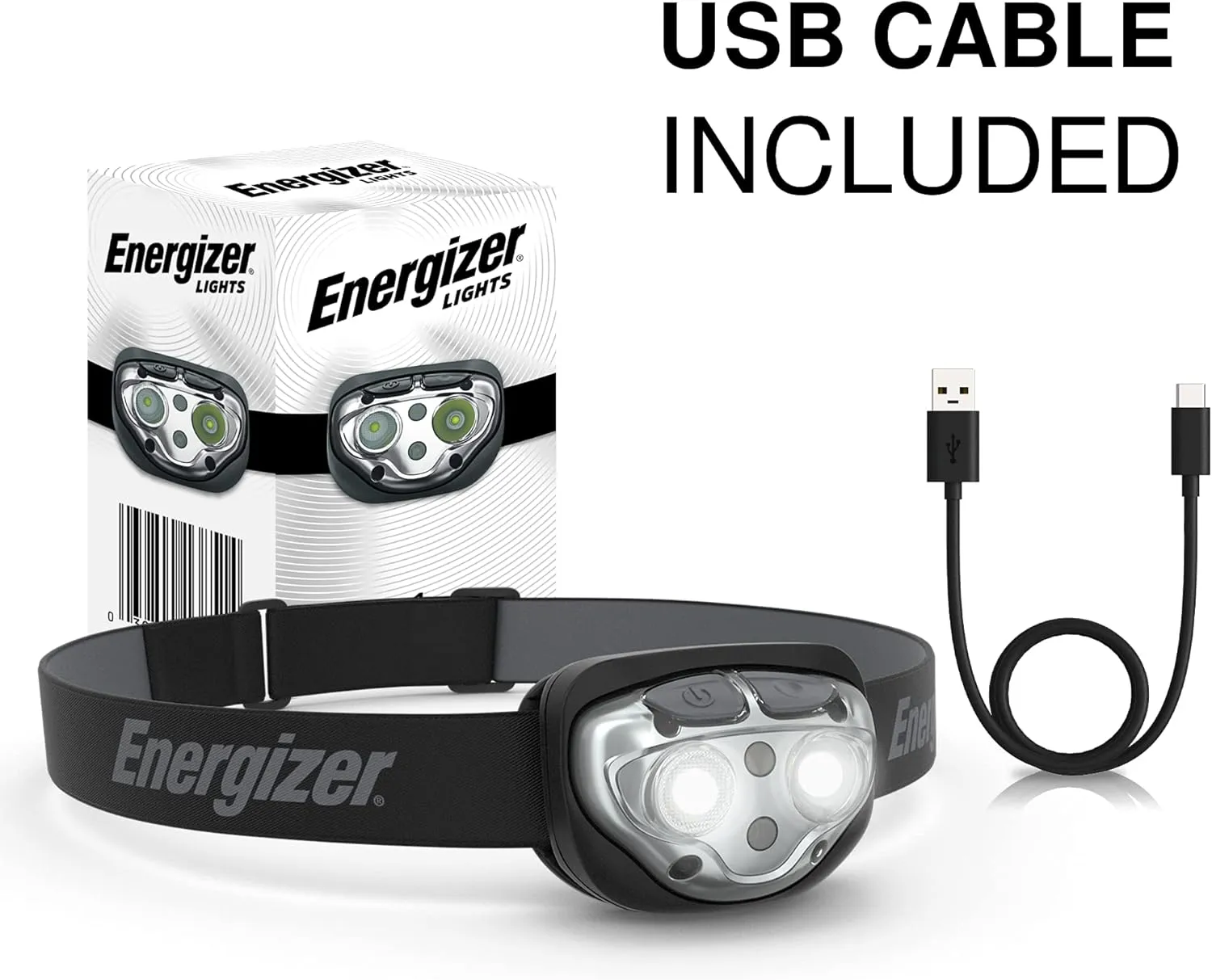 Energizer Rechargeable LED Headlamp Pro400 & LED Headlamp Pro315, Rugged IPX4 Water Resistant Head Light for Camping, Outdoors, Power Outage Emergency (Batteries Included)