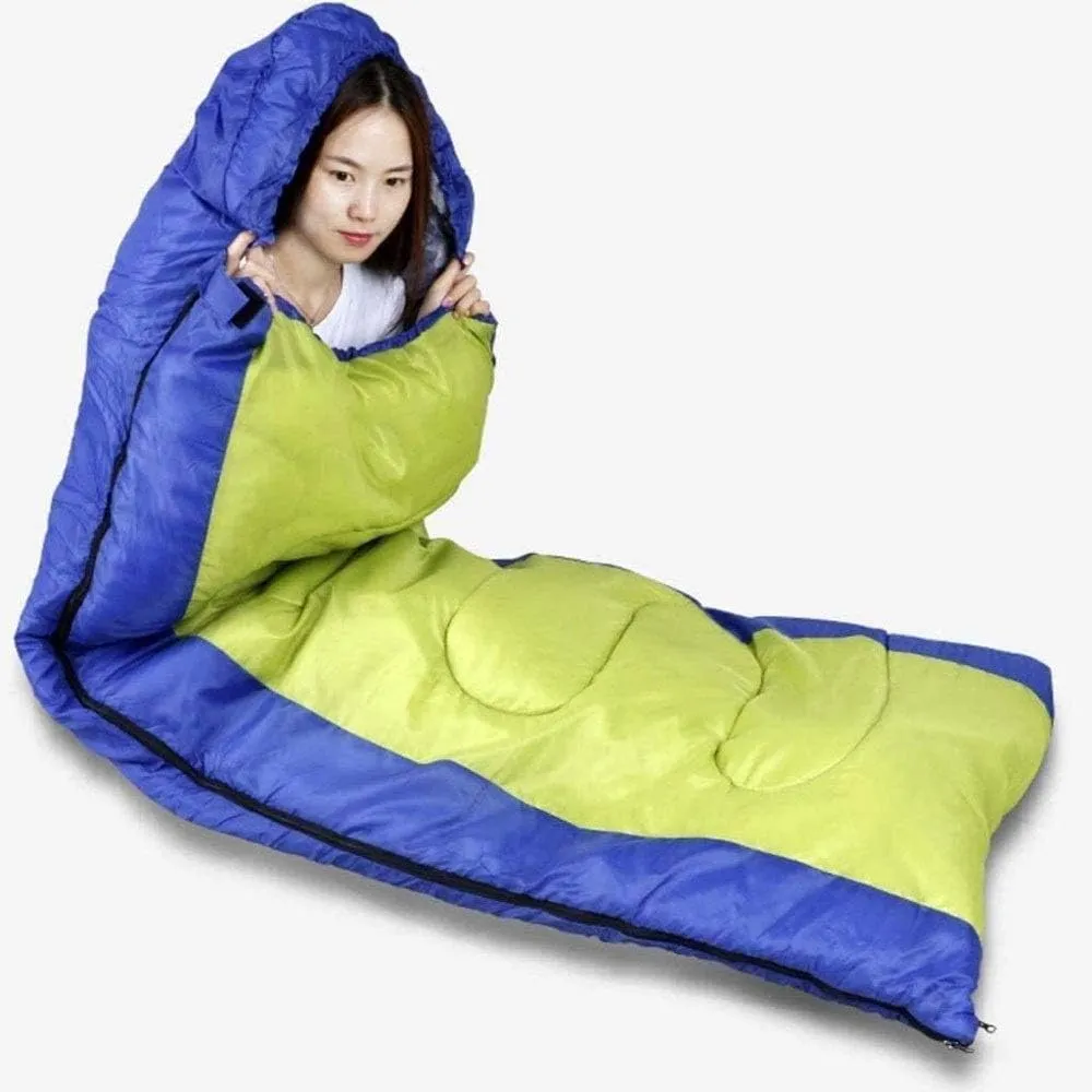 Envelope Sleeping Bag Ultralight Outdoor Sport Camping Hiking Hollow Cotton Bag Thermal Waterproof Sleep Bag in Winter