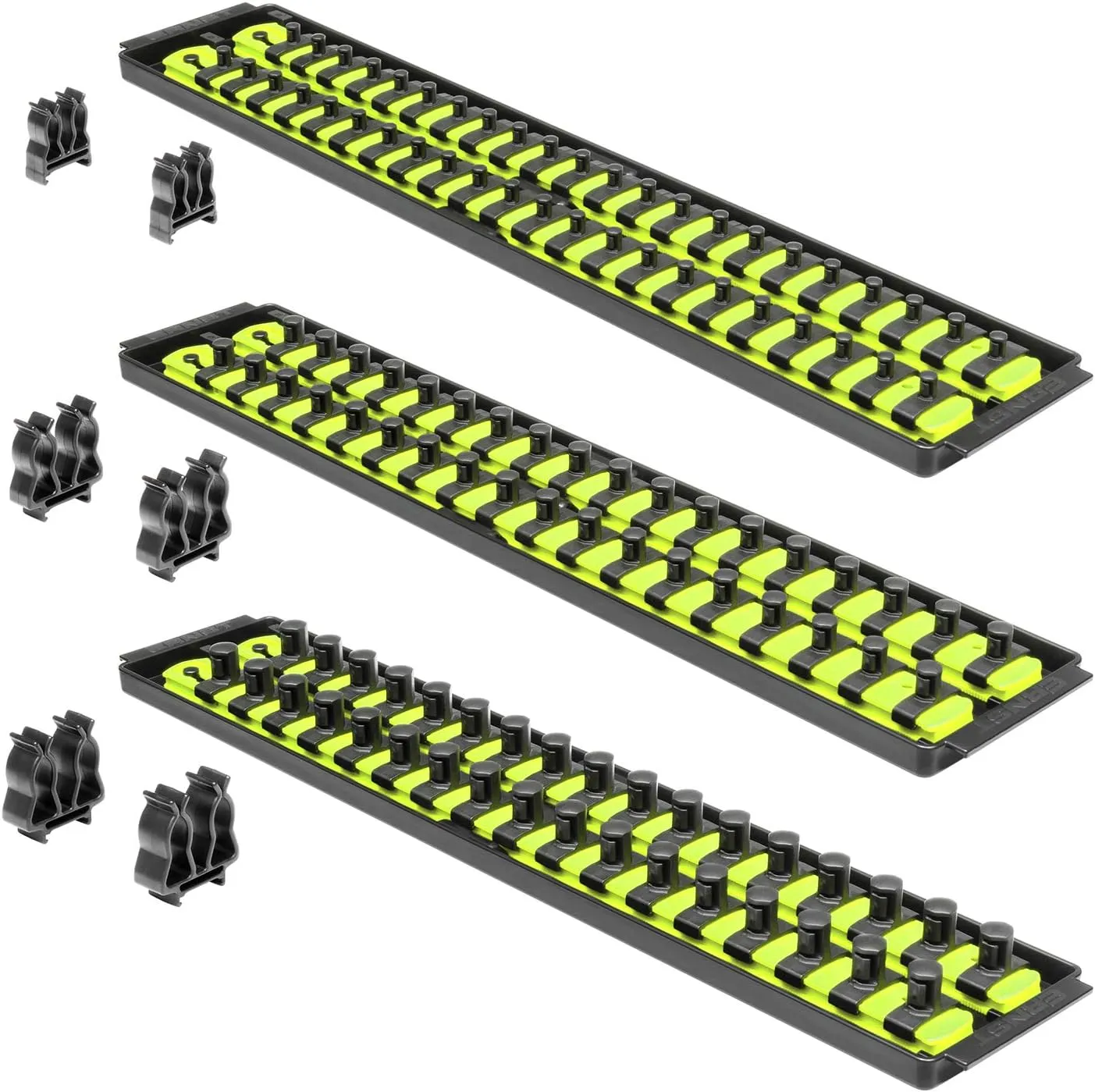 ERNST Socket Boss Combo 3-Pack, Hi-Viz (8512HVA) - Made in the USA