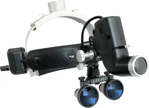 EustomA 5W Adjustable Headband LED Headlight 3.5X Binocular Loupes Specific Headlamp DY-106