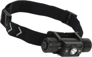 EVGATSAUTO LED Torch USB Rechargeable Super Bright 180 Degree Adjustable Portable 5V 1A LED Headlamp for Adult Camping (White Light and Red Light)