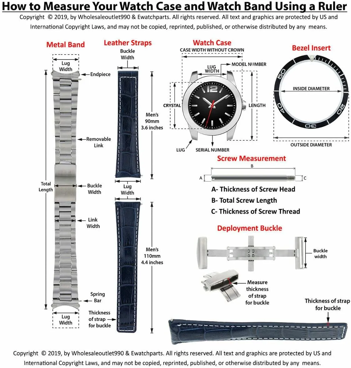 Ewatchparts 21MM WATCH BAND BRACELET FIT COMPATIBLE WITH AUDEMARS PIGUET ROYAL OAK OFFSHORE SAFARI S/S