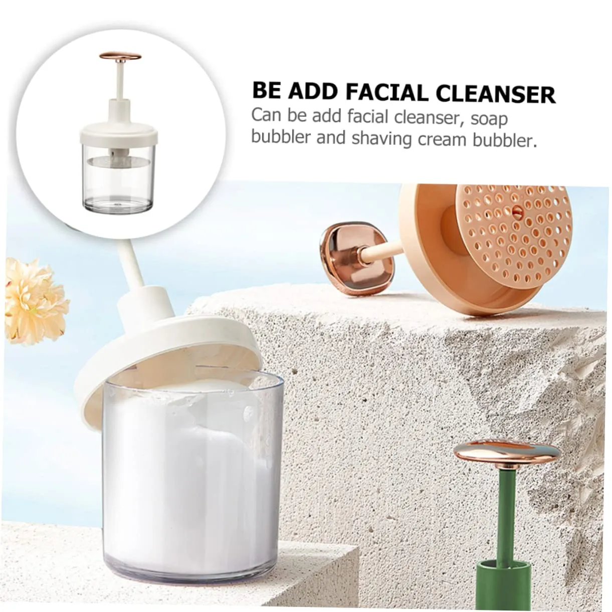 Face Wash Foamer Face Foamer Foaming Bottle for Daily Facial Cleansing Bubbling Supply for Maker