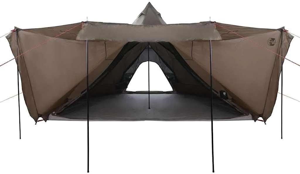 Family Tent Tipi 6-Person Green Waterproof vidaXL vidaXL