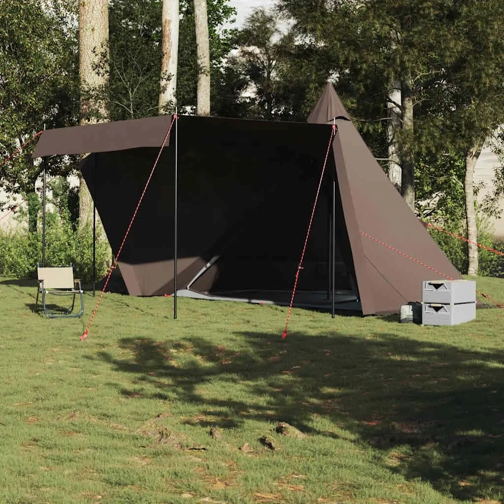 Family Tent Tipi 6-Person Green Waterproof vidaXL vidaXL