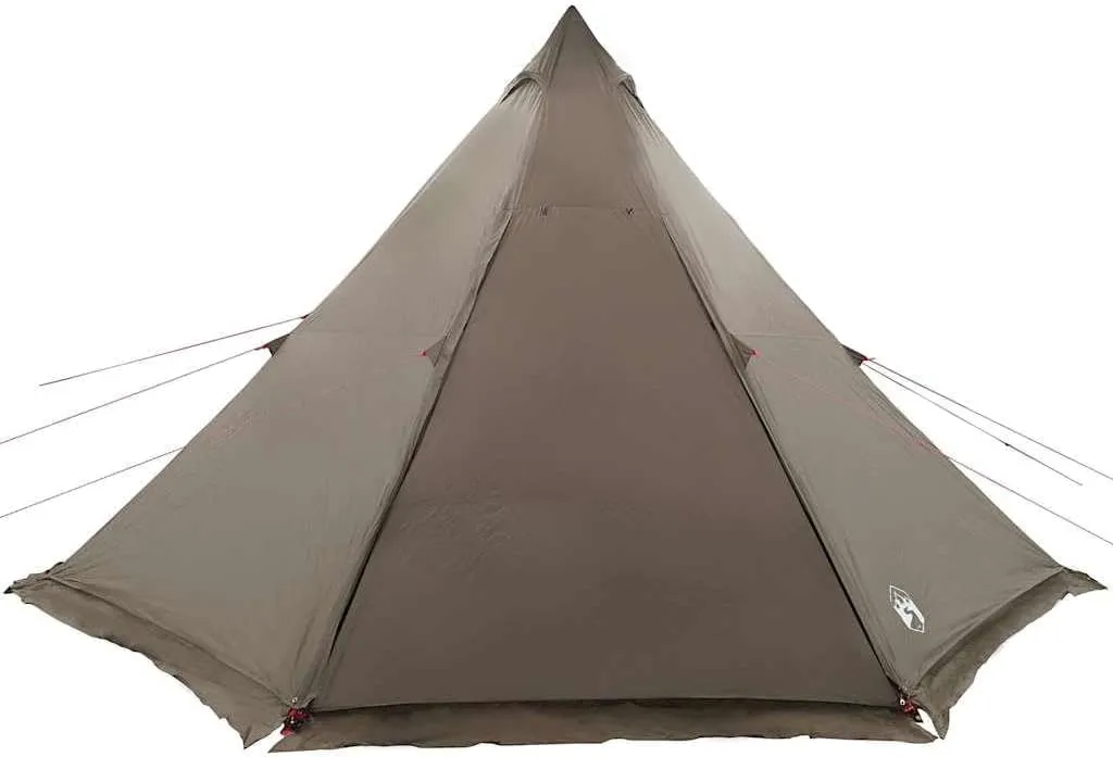 Family Tent Tipi 6-Person Green Waterproof vidaXL vidaXL