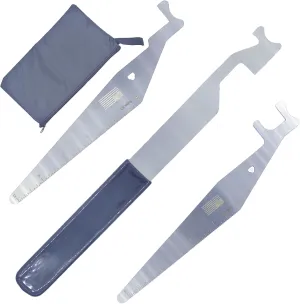 Firefighter Tools, Spring Steel Multitools, Fire Fighter Tools Equipment, Multipurpose Leverage Tool 3 Pack with Storage Bag