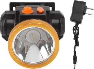 Fishing Headlamp, 3 Speed Adjustment 1500mAh Battery Rechargeable LED Headlamp for Fishing for Camping