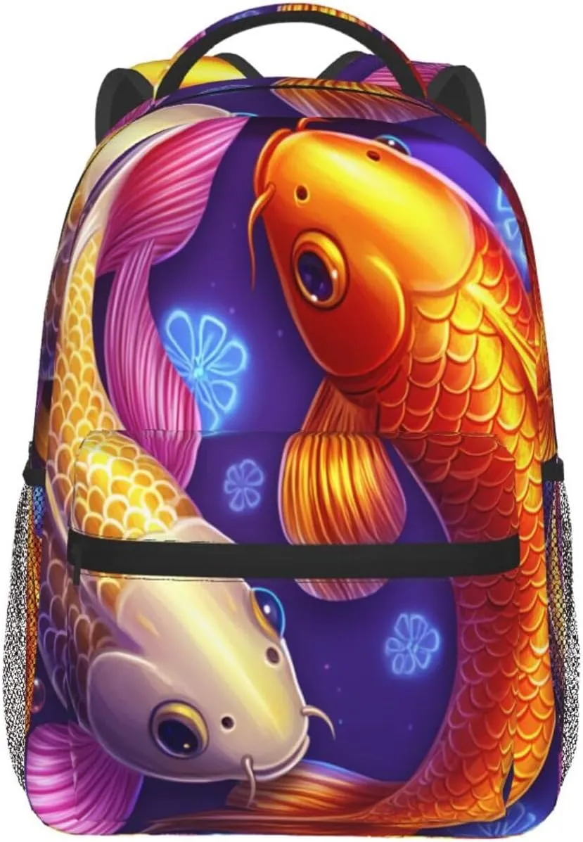 Fishpattern Lightweight Backpack For Trekking Gift Women/Female