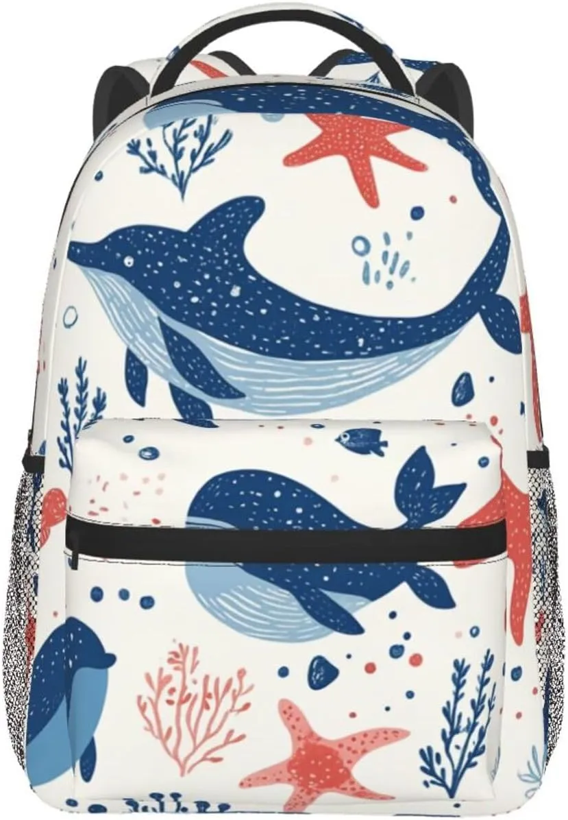Fishpattern Stylish Backpack For Trekking Backpacking Unisex