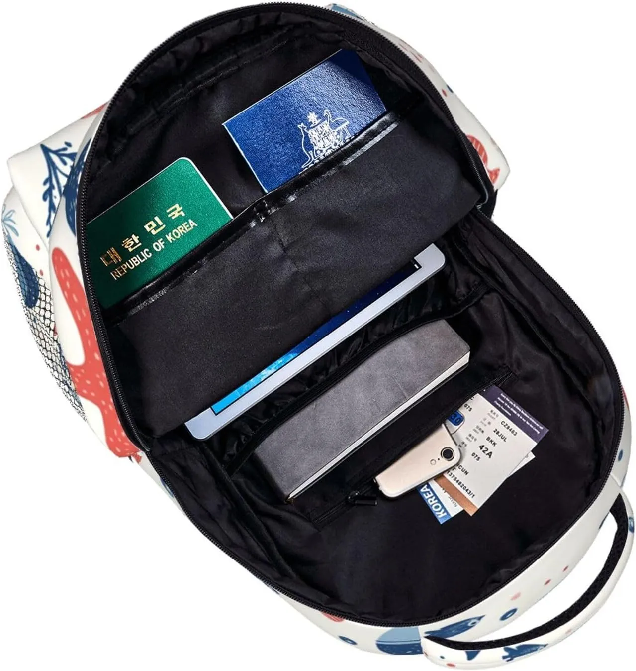 Fishpattern Stylish Backpack For Trekking Backpacking Unisex