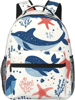 Fishpattern Stylish Backpack For Trekking Backpacking Unisex