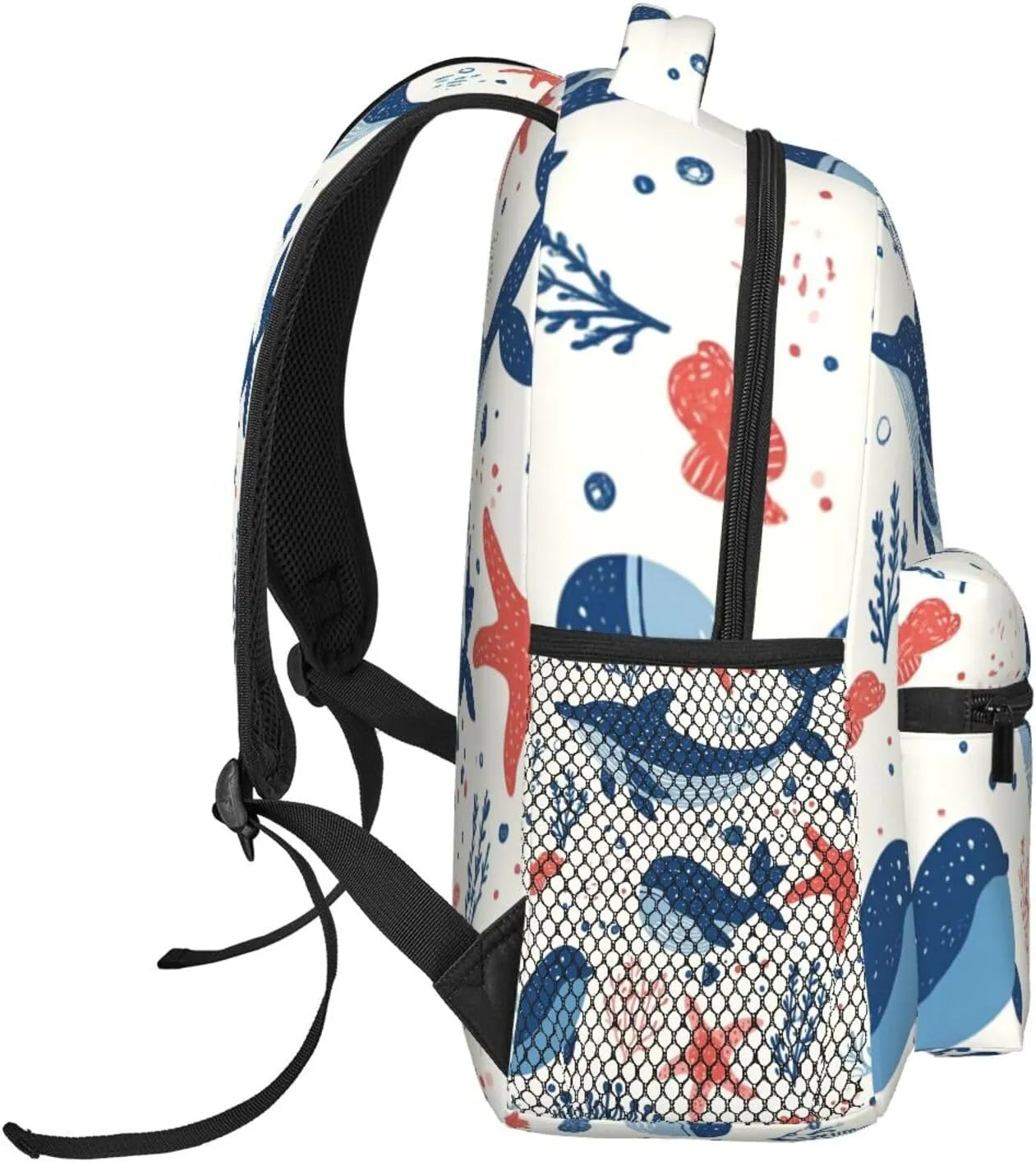 Fishpattern Stylish Backpack For Trekking Backpacking Unisex