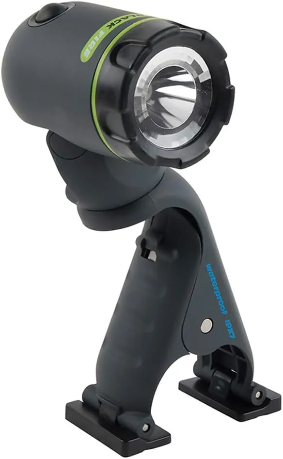 Flashlight Clamp Light LED, 360° Waterproof & Floating, 210 Lumen, Outdoors, Hunting, Hiking Blackfire BBM905