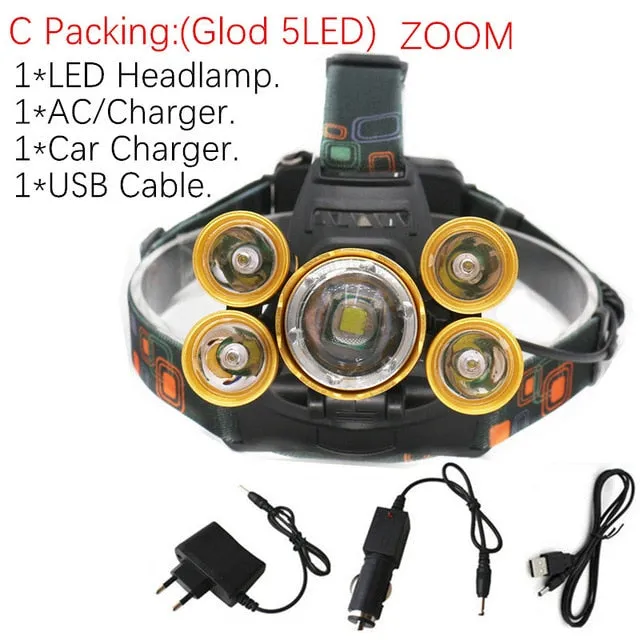 Flashlight Head Torch For Hunting