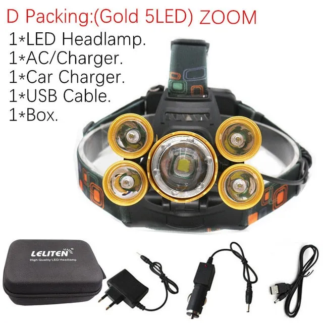 Flashlight Head Torch For Hunting