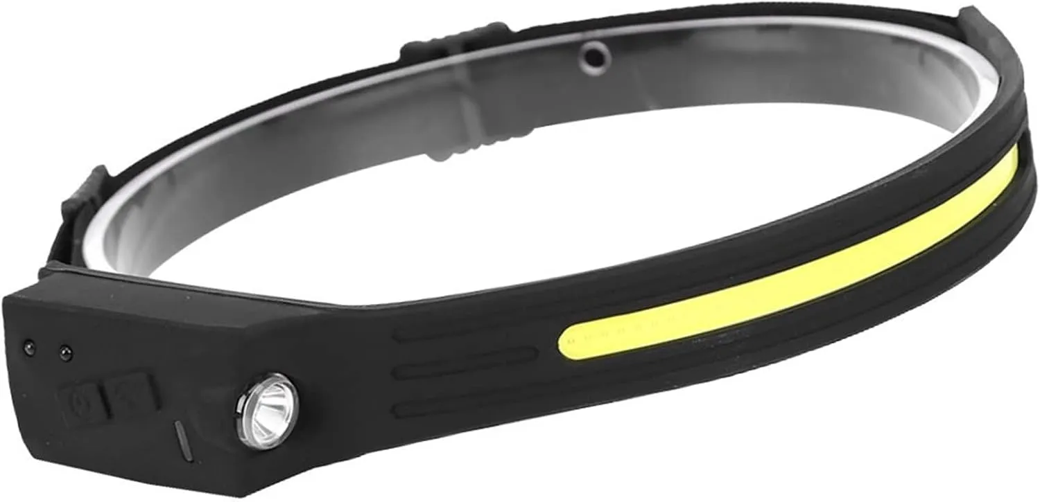 Flashlight Induction LED Headlamp Motion Sensor USB Charge Mode Torch Flashlight COB LED Miner Head Lamp for Outdoor Hiking Camp