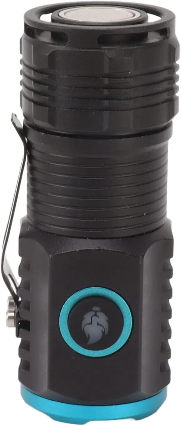 Flashlight Mini Powerful Flashlight High Luminous Flux 2000lm Bright USB C Rechargeable Best Tactical Torh LED 6 Modes IPX4 Waterproof Tail Magnet