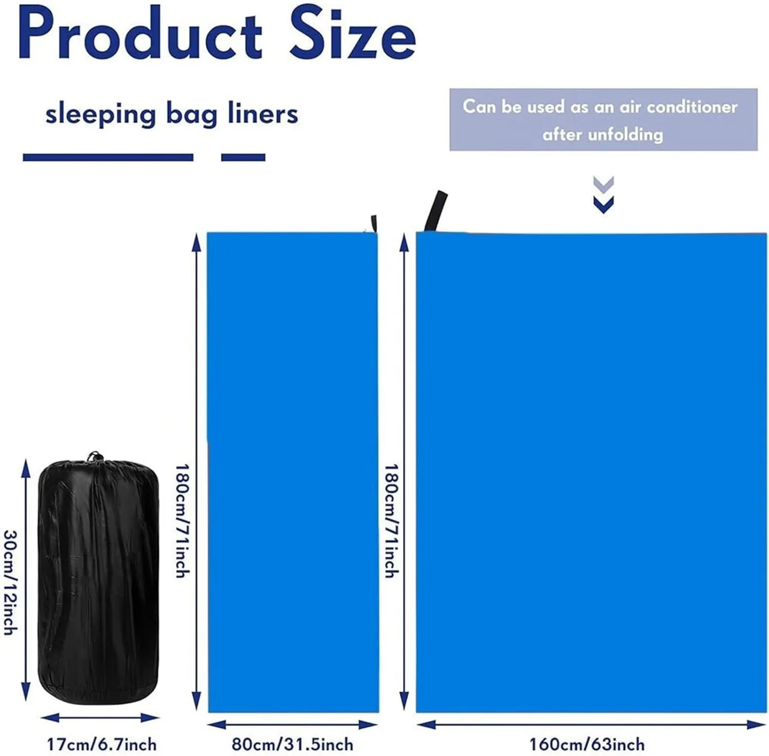 Fleece Sleeping Bag Portable Ultra-Light Polar Travel Sheets for Adults Outdoor Camping Tent Bed Warm Sleeping Bag Liner