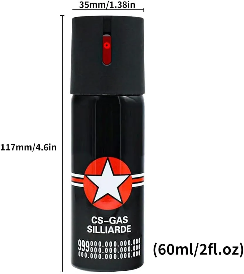 Flip-top Safety Pepper Spray, Easy to Carry and Quick to use, Effectively Protects Personal Safety, Suitable for Both Men and Women