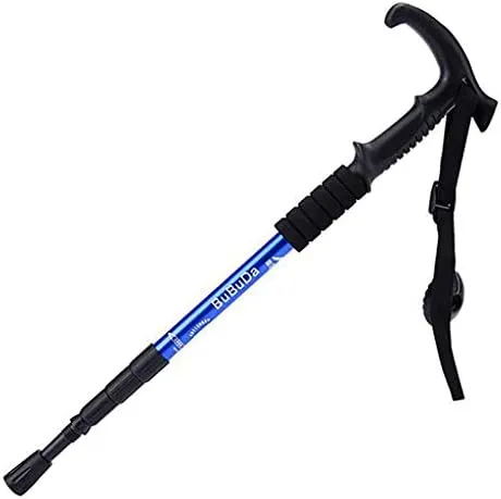 Foldable Adjustable Telescopic Walking Poles, Ergonomic Handle for Hiking, Camping, Mountain, Backpacking, Trekking