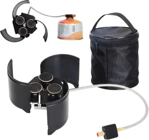 Foldable Camp Grill Stove, Camping Stove, 4.25 inches Adorable Windproof Outdoor Equipment, Multi-functional Picnic, Survival, Travel, Tent, Barbecue Supplies