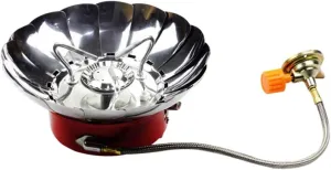 Foldable Camping Stove Burner Windscreen Bag Mini Gas Stove for Outdoor Activities