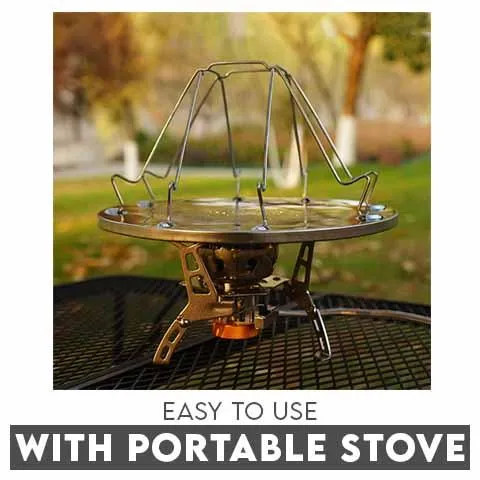 Foldable Campstove Toaster