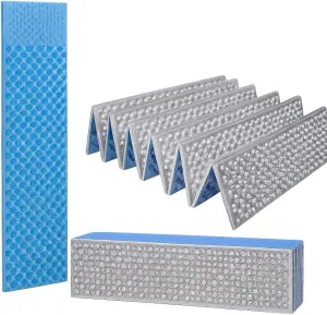 Foldable Foam Sleeping Pad & Camping Waterproof Mat with Egg Crate Design – Moisture-Proof Lightweight Portable Outdoor Sleeping Mat for Backpacking, Hiking & Travel