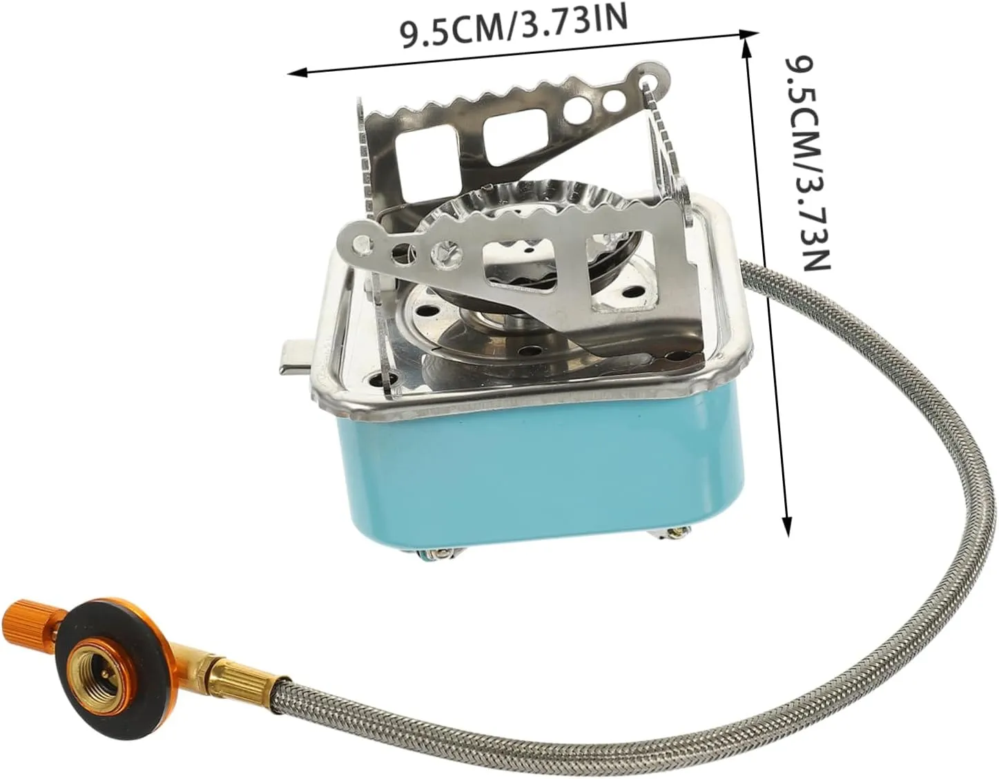 Foldable Gas Stove Portable Camping Stove with Screw Lightweight Outdoor Burner for Hiking Bbq Compact Design Easy to Carry for Outdoor Activities