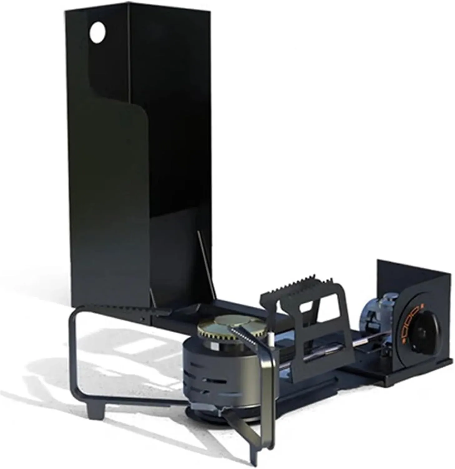 Foldable Portable Butane Cassette Stove Camping Stove Outdoor Gas Stove Compatible With Picnic Camping Hiking Travelling (Color : Black-b1)