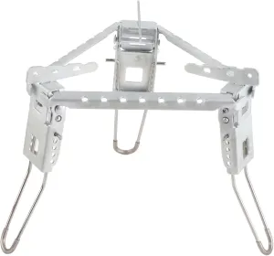 Foldable Triangle Stand, Portable Camping Tripod Rack Folding Burner Gas Stove Pot Bracket for Outdoor Camping Grill Cooking