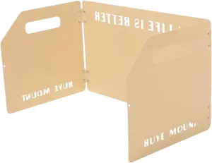 Folding Camp Stove Windscreen for Camping Camping Windproof BBQ Windscreen
