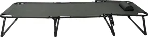 Folding Camping Cot and Chair with Removable Footrest for Adults, Sleeping Chair