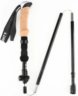 Folding Telescopic Aluminum Alloy Outer and Inner Locking Shock Absorber Trekking Poles