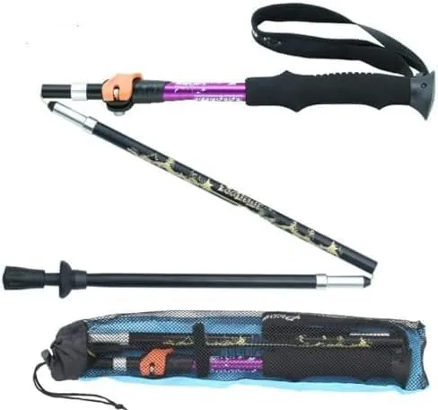 Folding Trekking Poles Hiking Crutches Walking Sticks Outdoor Gear