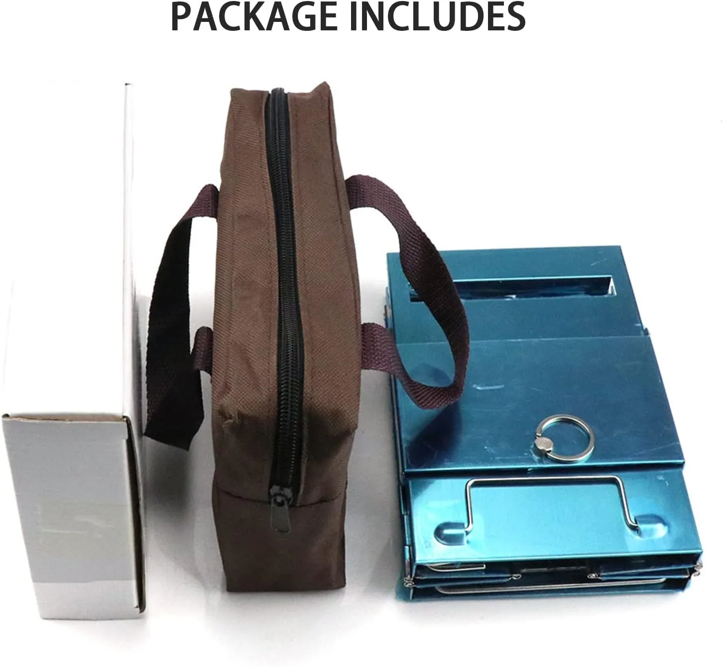 Folding Wood Burning Stove Premium Camping Stove for Backpacking, Hiking, RV and Survival - Barrel Stove Kit with Handles