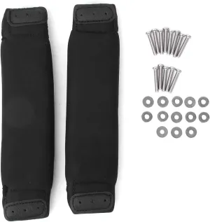 Foot Straps Kiteboard, Kiteboard Footstraps, Surfing Foot Strap, Black Solid Firm for Kiteboard Surfing Kitesurfing Surf Board, Kiteboard Footstraps, Windsurf Surf Board Foot