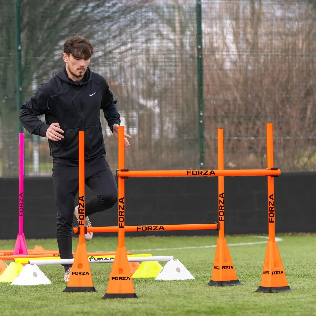 FORZA Agility Poles & Clips | Create Your Own Hurdles - 8 Color Options