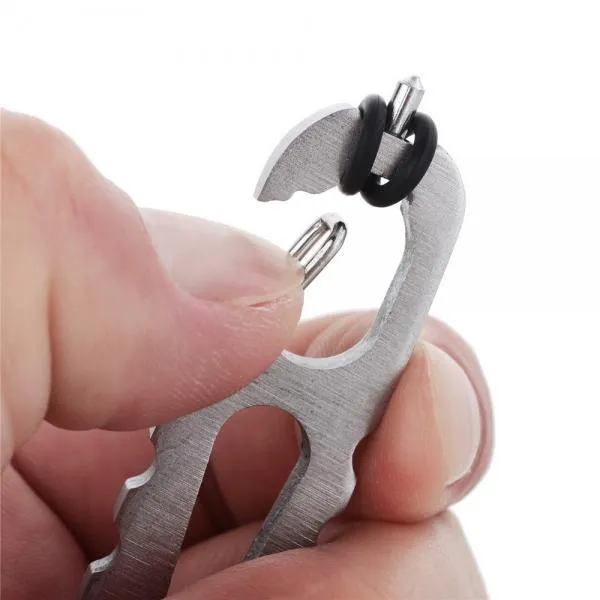 FURA Multi-Function 440 Stainless Steel Pocket Tool Silver Grey