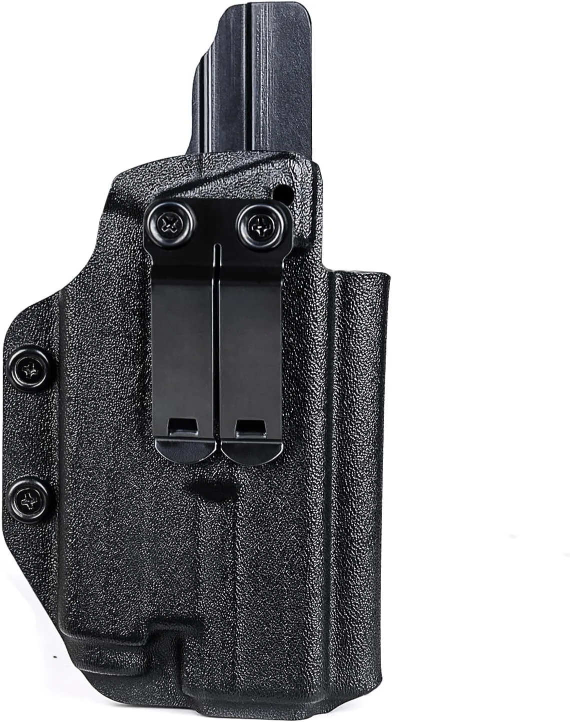 G19/G17 Holster with Light, IWB Kydex Holster for Glock 17 19 19X 22 23 31 32 44 45 47 MOS with Olight Baldr S/Baldr MINI Laser Combo Flashlight, Red Dot Optics Cut, Inside Waistband Concealed Carry