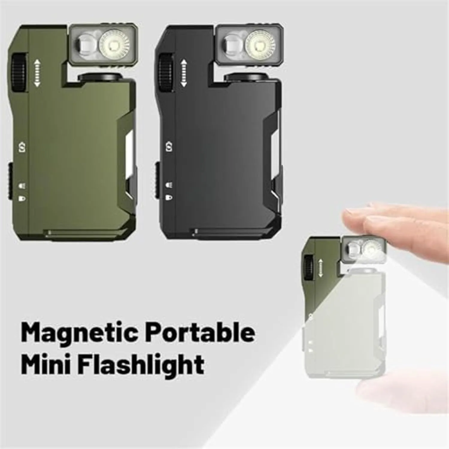 G5 EDC Light 400 Lumens, G5 Pocket-Sized LED Light, Super Bright 3 Modes Keychain Flashlight, 180° Rotation, Dual Lights, IP68 Waterproof, for Outdoor, Emergency & Daily Carry (Green) (1, Green)