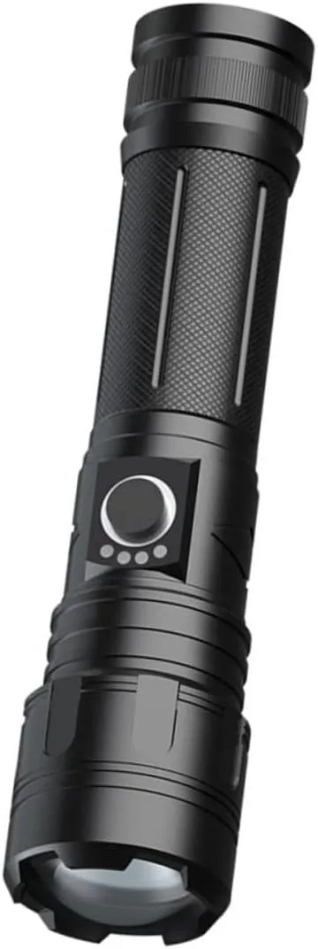 Gadpiparty Rechargeable Mini Flashlight Outdoor Telescopic Zoom Waterproof Perfect for Hiking