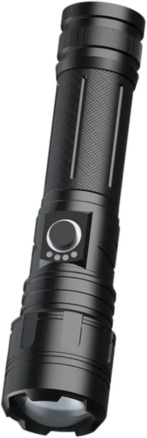 Gadpiparty Rechargeable Mini Flashlight Outdoor Telescopic Zoom Waterproof Perfect for Hiking