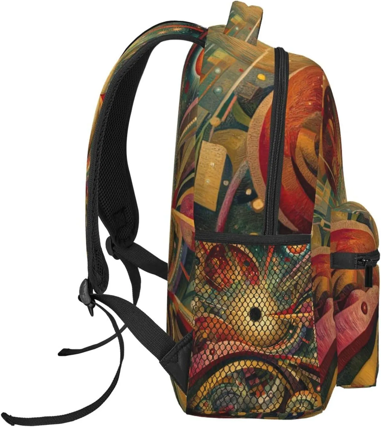 Galaxy, Geometric Shapes Vintage Backpack For Trekking Office Women/Female