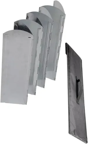 Galvanized Plate Portable Wind Deflector Camping Windscreen for Camp Stoves