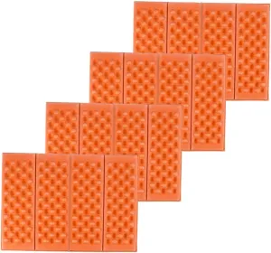 GANAZONO 4pcs Waterproof Mats Picnic Blanket Waterproof Pad for Camping Outdoor Seating Cushions Foam Camping Pad Hiking Pads for Sitting Folding Sleeping Pad Lounger Orange