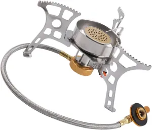 GANAZONO Compact Ignition Stove Burner Windproof Design for Efficient Cooking Portable Propane Camping Heater