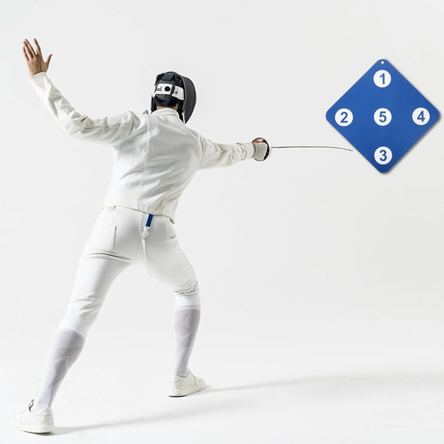 GANAZONO Fencing Training Equipment Five Bulls Eye Fencing Targets Fencing Auxiliary Tool Games Fencing Gears for Practice